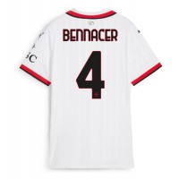 Camisa de time de futebol AC Milan Ismael Bennacer #4 Replicas 2º Equipamento Feminina 2024-25 Manga Curta